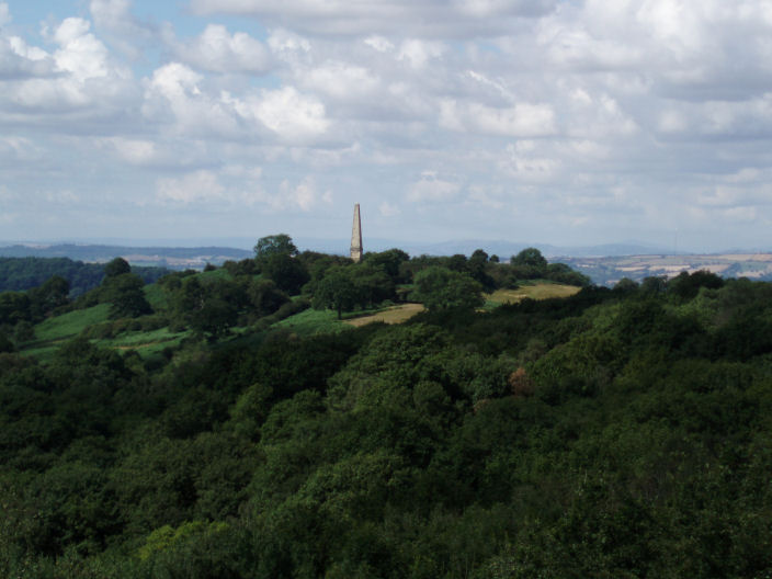 Obelisk in Eastnor Park Obelisk in Eastnor Park